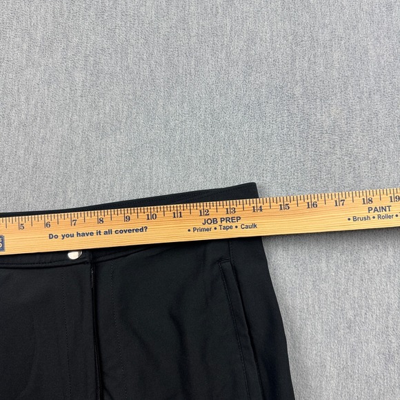 Nike Pants Womens Small 4-6 Black Stretch Dri-Fit Wide Leg Athletic Activewear - Picture 7 of 12